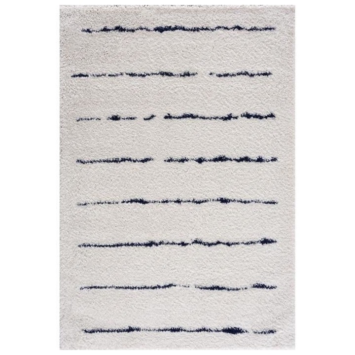 NAZAR Tapis de salon Shaggy longues meches style Berbere LINEA - 120 x