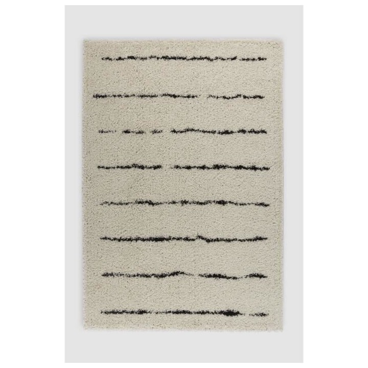 NAZAR Tapis de salon Shaggy longues meches style Berbere LINEA - 120 x