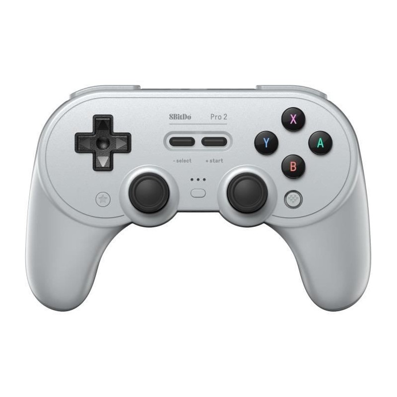 Manette Sans Fil Bluetooth - 8bitDo Pro2 Gray Edition - Switch, PC, Android, Raspberry Pi