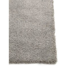 Tapis Shaggy ARYA Uni Doux - Gris - 100% Polyester - 80 x 150 cm - Intérieur - NAZAR