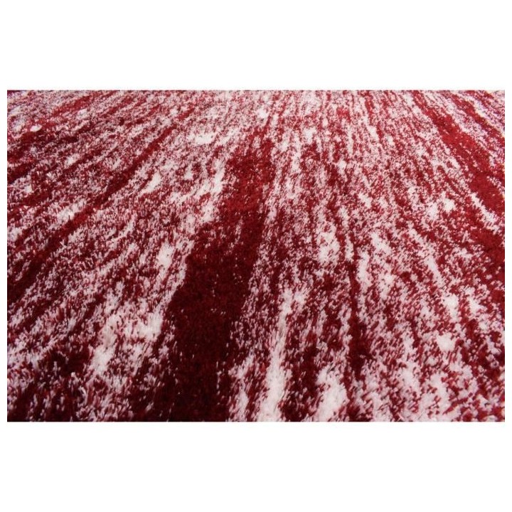 Tapis shaggy doux Oslo 584 - Rouge - 100% polyester - 120 x 160 cm - I