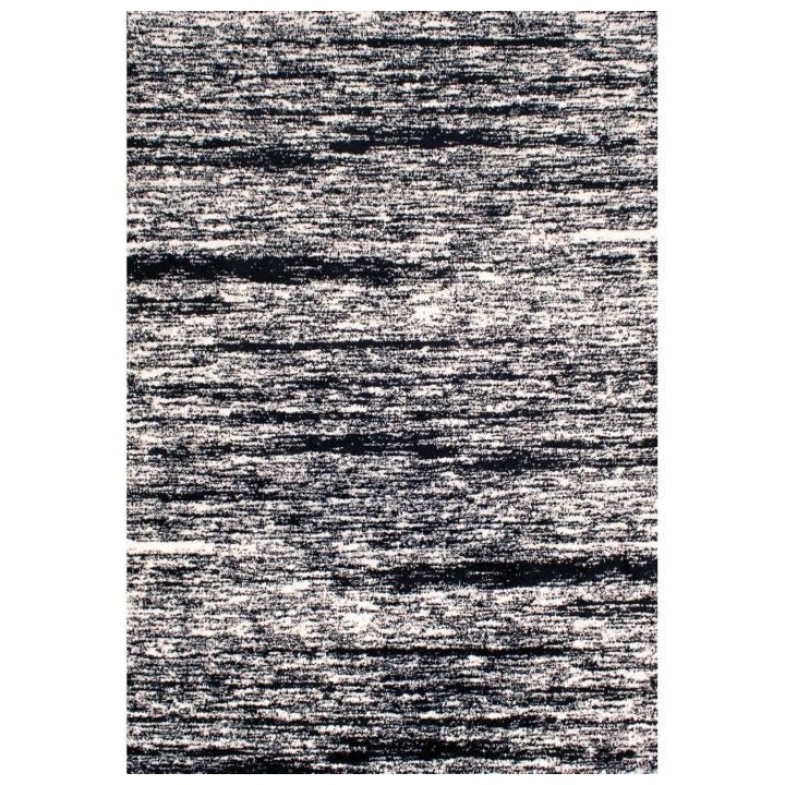 Tapis shaggy doux Oslo 584 - Noir - 100% polyester - 120 x 160 cm - In