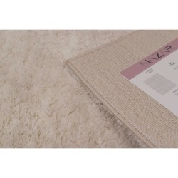 Tapis shaggy doux Oslo 584 - Beige - 100% polyester - 80 x 150 cm - Intérieur - NAZAR