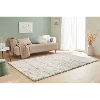 Tapis shaggy doux Oslo 584 - Gris - 100% polyester - 80 x 150 cm - Int