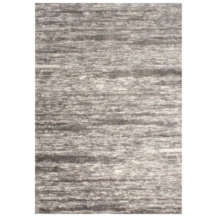 Tapis shaggy doux Oslo 584 - Gris - 100% polyester - 80 x 150 cm - Int