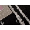 Tapis shaggy doux Oslo 668 - Noir - 100% polyester - 120 x 160 cm - Intérieur - NAZAR