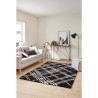 Tapis shaggy doux Oslo 668 - Noir - 100% polyester - 120 x 160 cm - Intérieur - NAZAR