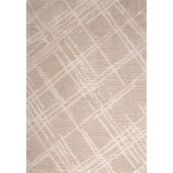 Tapis shaggy doux Oslo 668 - Beige - 100% polyester - 80 x 150 cm - Intérieur - NAZAR