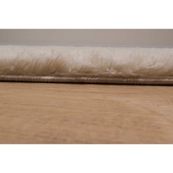 Tapis shaggy doux Oslo 668 - Beige - 100% polyester - 80 x 150 cm - Intérieur - NAZAR