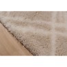 Tapis shaggy doux Oslo 668 - Beige - 100% polyester - 80 x 150 cm - Intérieur - NAZAR