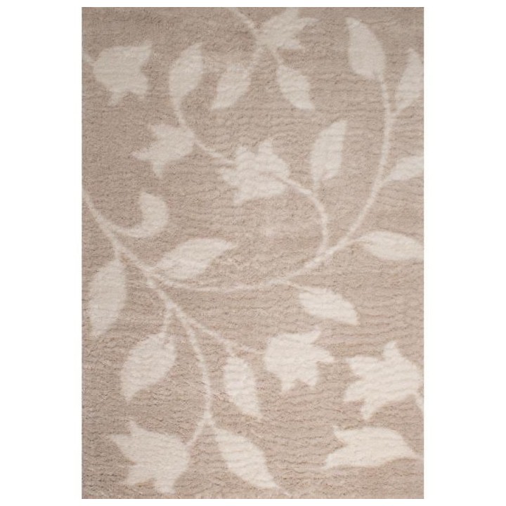Tapis shaggy doux Oslo 637 - Beige - 100% polyester - 80 x 150 cm - In