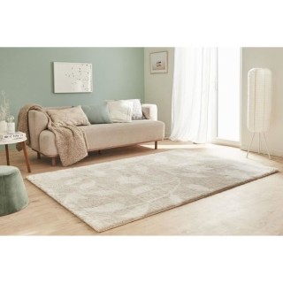 Tapis shaggy doux Oslo 637 - Beige - 100% polyester - 120 x 160 cm - I