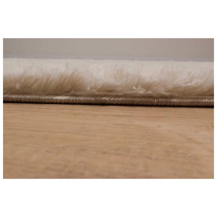 Tapis shaggy doux Oslo 637 - Beige - 100% polyester - 120 x 160 cm - I