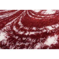 Tapis shaggy doux Oslo 677 - Rouge - 100% polyester - 80 x 150 cm - Intérieur - NAZAR