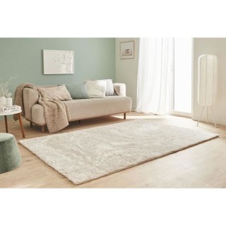 Tapis shaggy doux Oslo 677 - Beige - 100% polyester - 120 x 160 cm - I