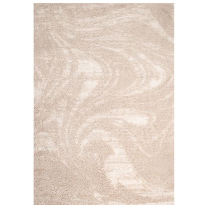 Tapis shaggy doux Oslo 677 - Beige - 100% polyester - 120 x 160 cm - I