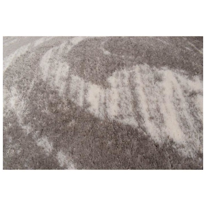 Tapis shaggy doux Oslo 677 - Vizon - 100% polyester - 120 x 160 cm - I