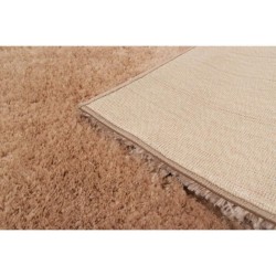 Tapis shaggy doux Cosy 902 uni - Beige - 100% polyester - 120 x 160 cm - Intérieur - NAZAR