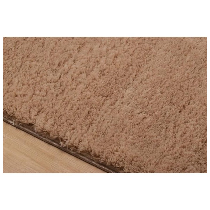 Tapis shaggy doux Cosy 902 uni - Beige - 100% polyester - 120 x 160 cm