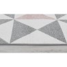 NAZAR FORSA Tapis de salon en polypropylene - Rose - 120 x 160 cm