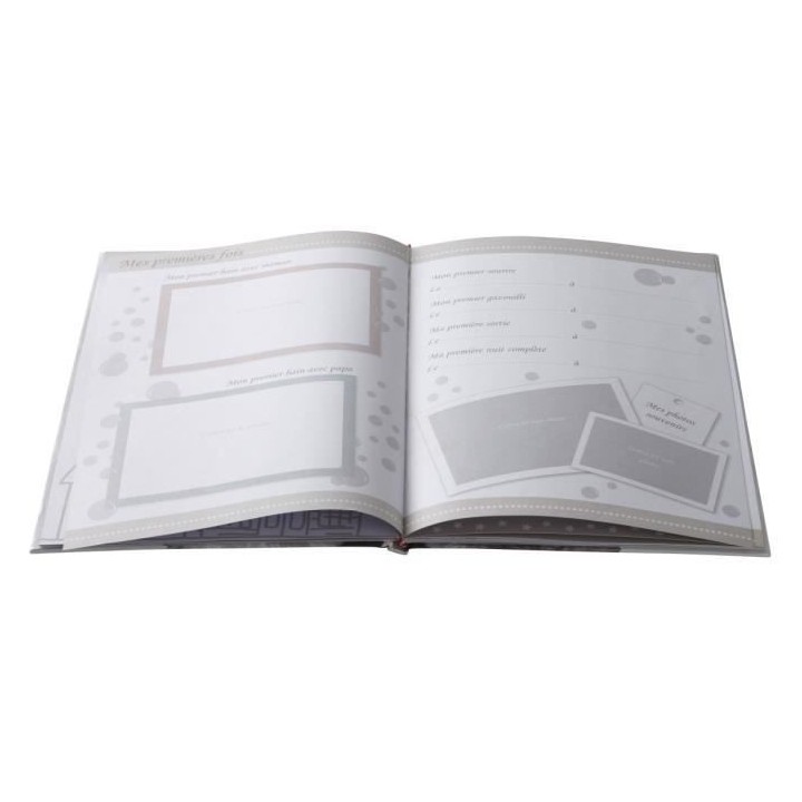 DOMIVA Livre naissance Little Bear - Blanc - 31,5 x 22 cm