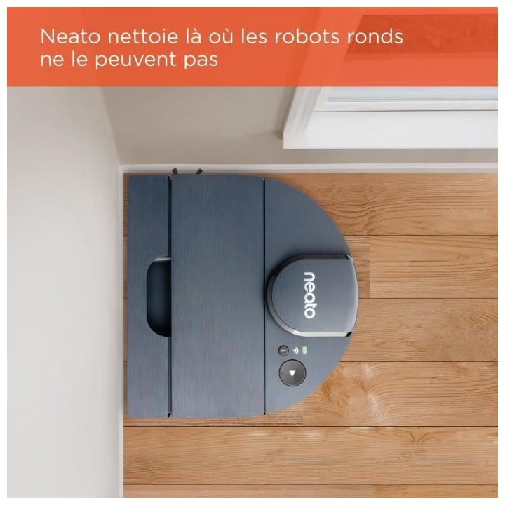 NEATO D8 - Aspirateur robot intelligent - Brosse combinée en spirale