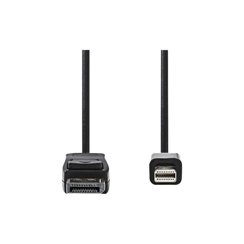 NEDIS Mini DisplayPort - DisplayPort Cable - Mini DisplayPort Male - DisplayPort Male - 2.0 m - Noir