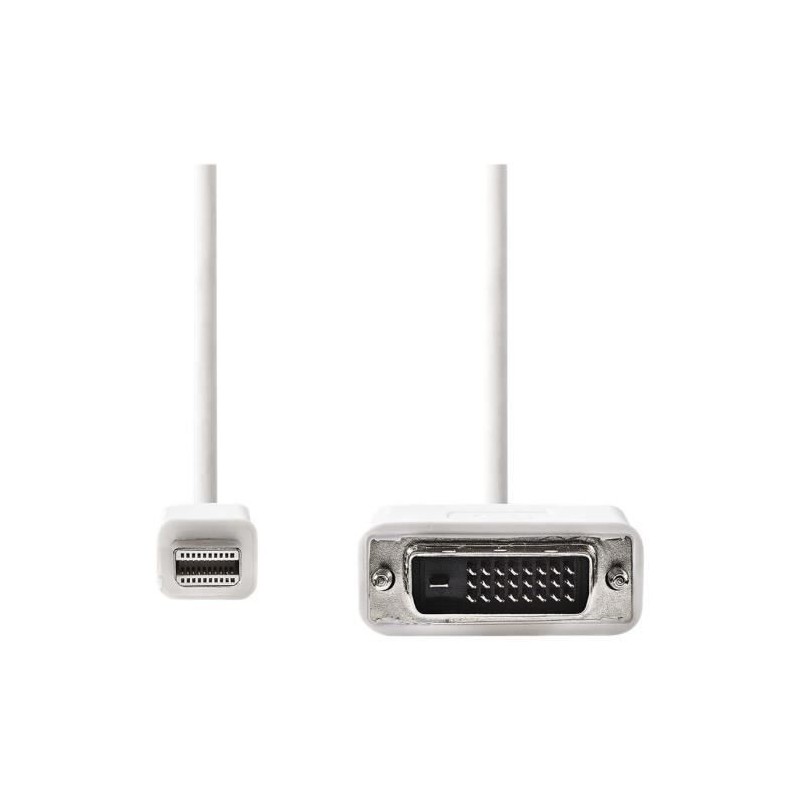 NEDIS Mini DisplayPort - DVI Cable - Mini DisplayPort Male - DVI-D 24+1-Pin Male - 2.0 m - Blanc