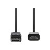 NEDIS DisplayPort - HDMI™ Cable - DisplayPort Male - HDMI™ Connector - 3.0 m - Noir