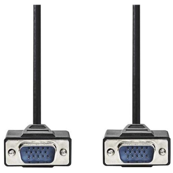 NEDIS VGA Cable - VGA Male - VGA Male - 10 m - Noir