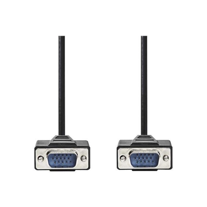 NEDIS VGA Cable - VGA Male - VGA Male - 3.0 m - Noir