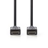 NEDIS High Speed HDMI™ Cable with Ethernet - HDMI™ Connector - HDMI™ Connector - 1.0 m - Noir