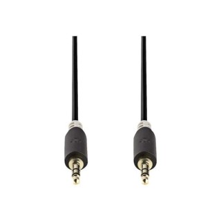 NEDIS Stereo Audio Cable - 3.5 mm Male - 3.5 mm Male - 1.0 m - Anthrac