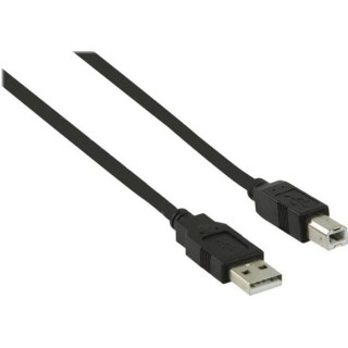 NEDIS USB 2.0 Cable - A Male - B Male - 2.0 m - Noir