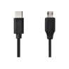 Nedis Câble USB USB-C (M) droit pour Micro-USB de type B (M) droit USB 2.0 1 m rond noir