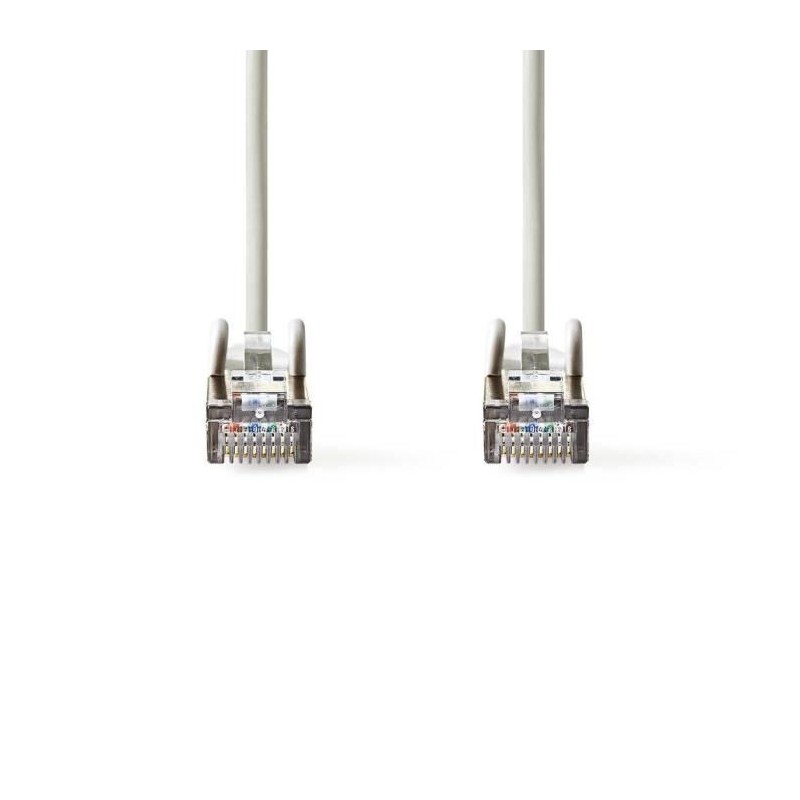 Cable Réseau Cat 5e SF-UTP | RJ45 Male - RJ45 Male | 0,5 m | Gris   ALPEXE-957