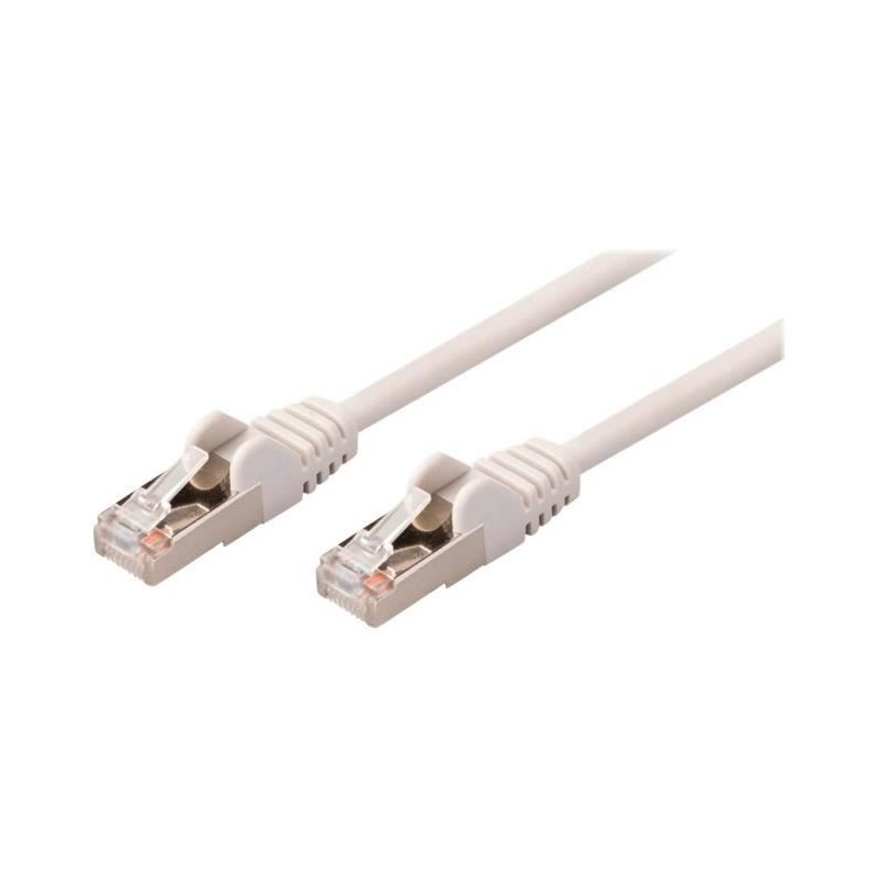 Nedis Câble réseau RJ-45 (M) pour RJ-45 (M) 15 m SF-UTP CAT 5e moulé, rond gris