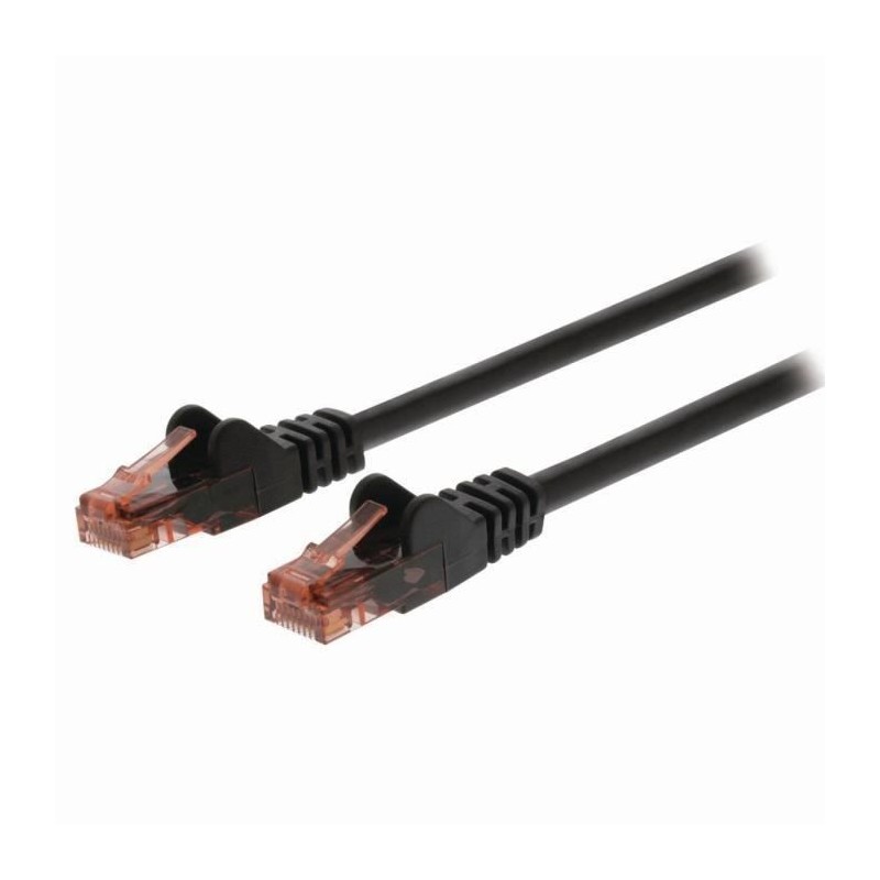 NEDIS Cat 6 UTP Network Cable - RJ45 Male - RJ45 Male - 1.0 m - Noir