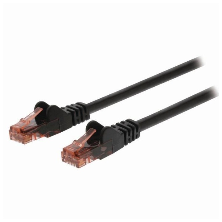 NEDIS Cat 6 UTP Network Cable - RJ45 Male - RJ45 Male - 10 m - Noir