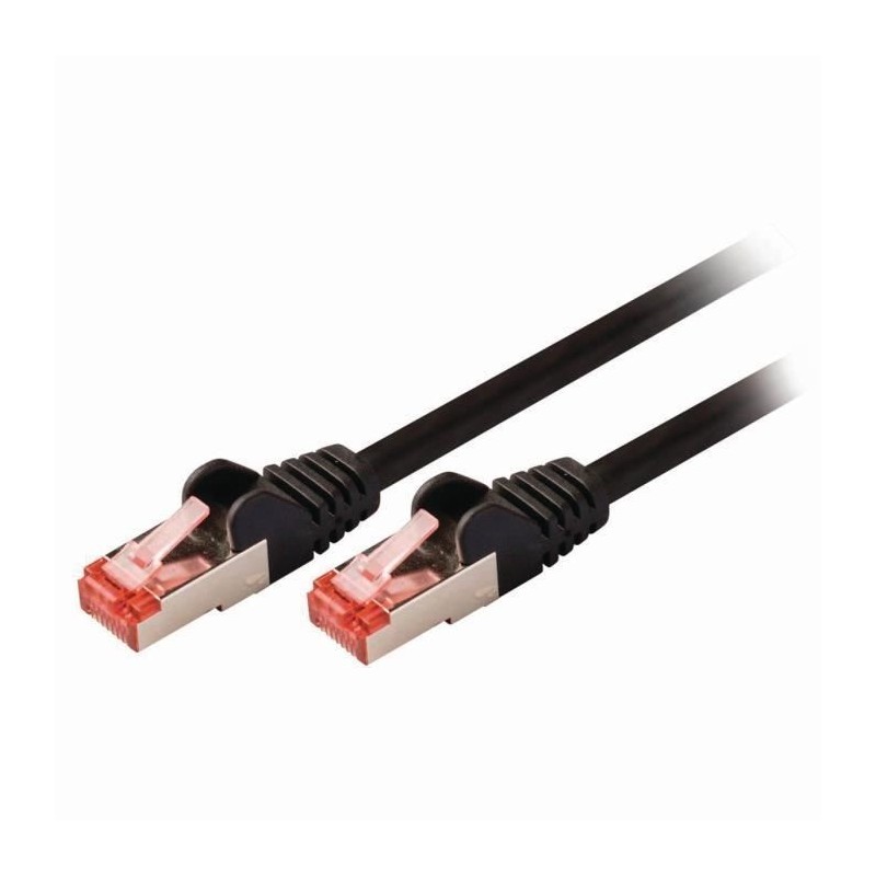 NEDIS Cat 6 S/FTP Network Cable - RJ45 Male - RJ45 Male - 0.25 m - Noir