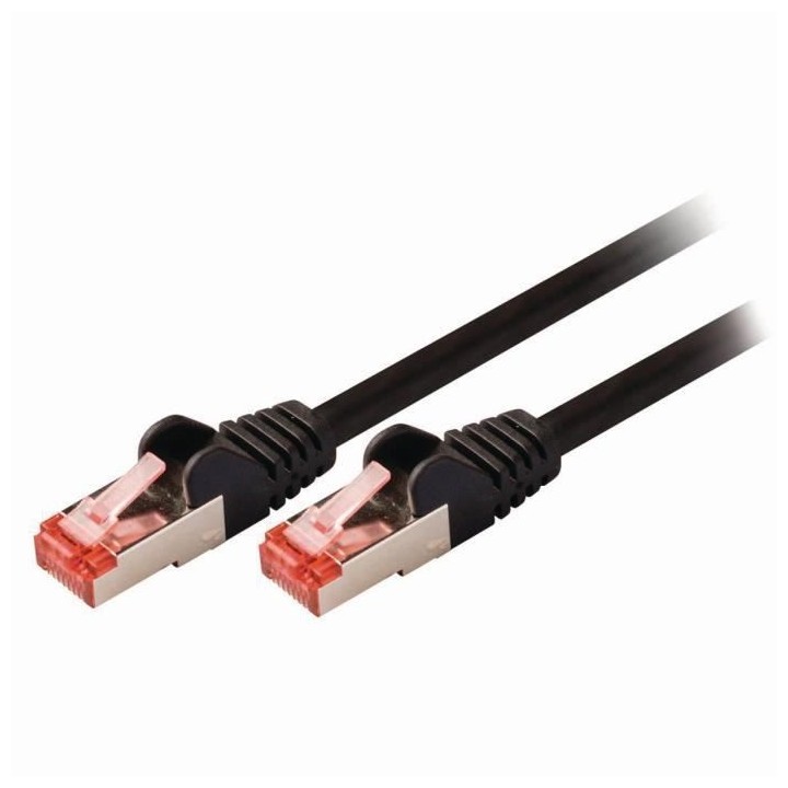 NEDIS Cat 6 S/FTP Network Cable - RJ45 Male - RJ45 Male - 10 m - Noir