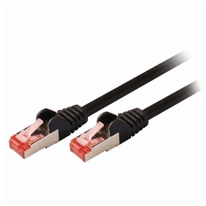 NEDIS Cat 6 S/FTP Network Cable - RJ45 Male - RJ45 Male - 2.0 m - Noir