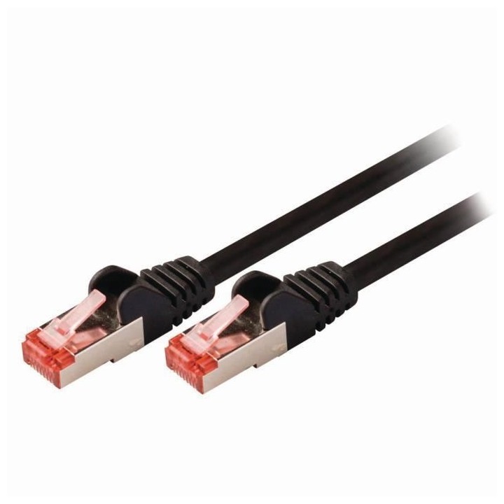 NEDIS Cat 6 S/FTP Network Cable - RJ45 Male - RJ45 Male - 3.0 m - Noir