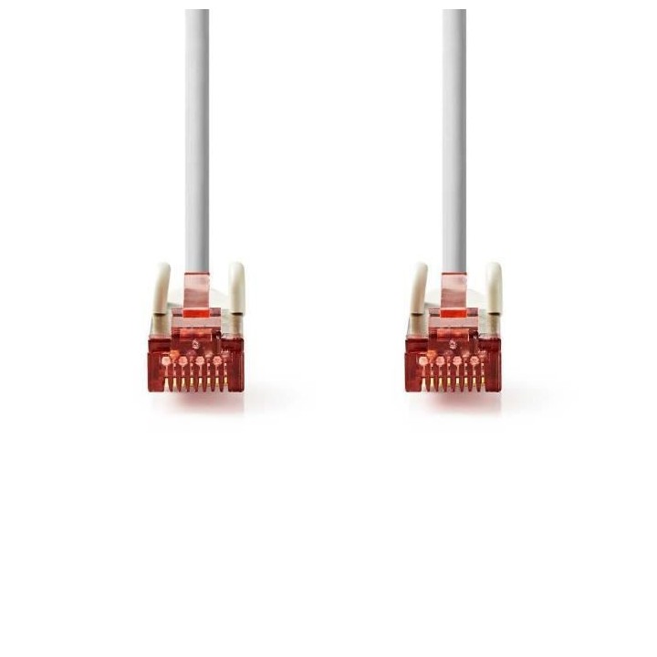 Cable Réseau Cat 6 S-FTP | RJ45 Male - RJ45 Male | 1,0 m | Gris   ALP