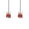 Cable Réseau Cat 6 S-FTP | RJ45 Male - RJ45 Male | 1,0 m | Gris   ALPEXE-1117