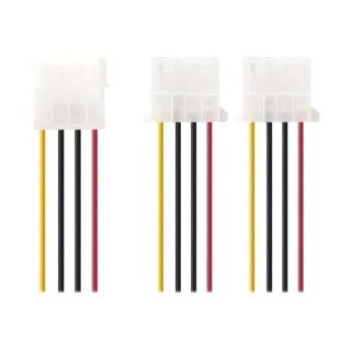 NEDIS Internal Power Cable - Molex Male - 2x Molex Female - 0.15 m - V