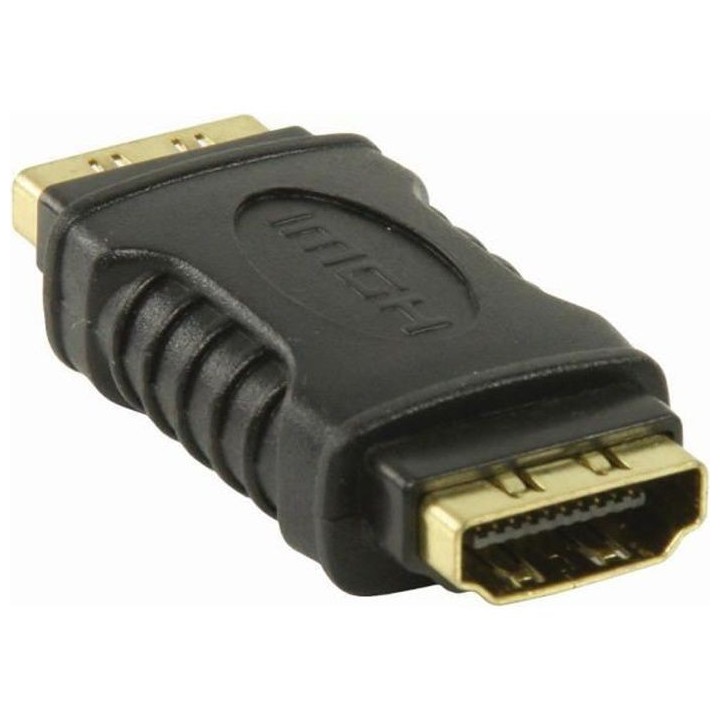NEDIS HDMI Adapter - HDMI Female - HDMI Female - Noir
