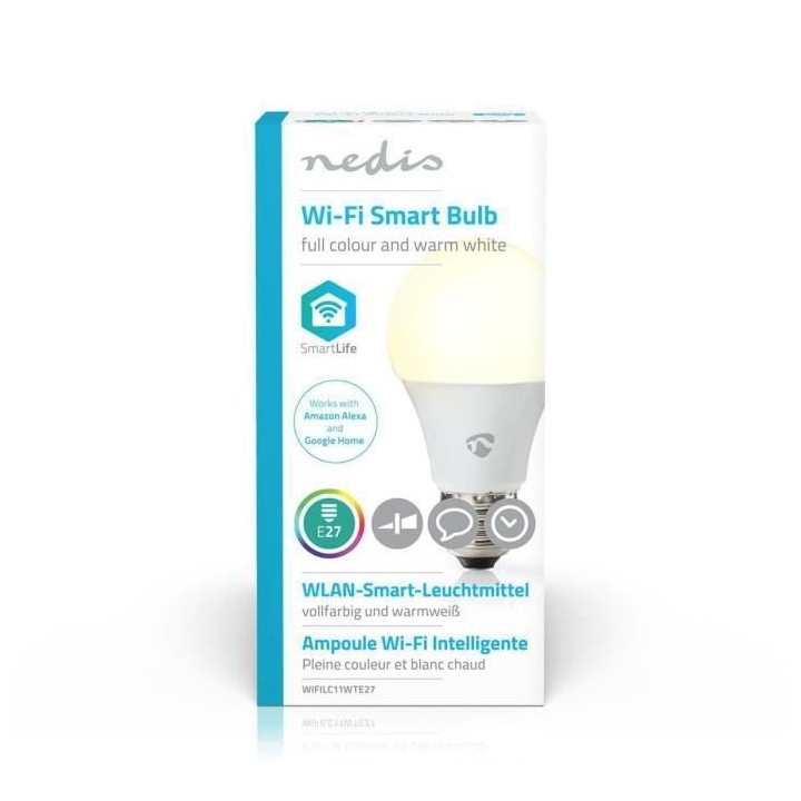 NEDIS Ampoule LED Intelligente Wi-FiNEDIS - E27