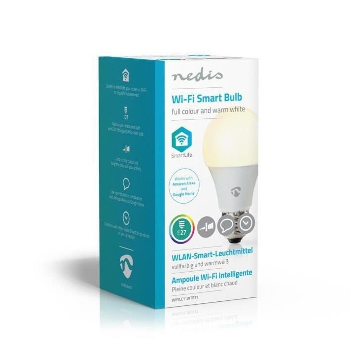NEDIS Ampoule LED Intelligente Wi-FiNEDIS - E27