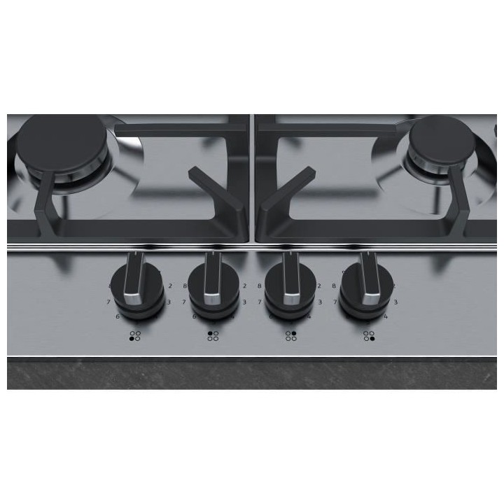 Table de cuisson au gaz NEFF - 4 foyers - L58,2 x P52 cm - T26DS49N0 -